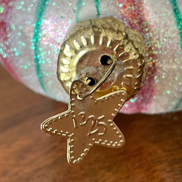 12/25 Blown Glass Candy Cane Ornament Large 5" Peppermint Stick Glitter Holiday - Picture 9 of 12